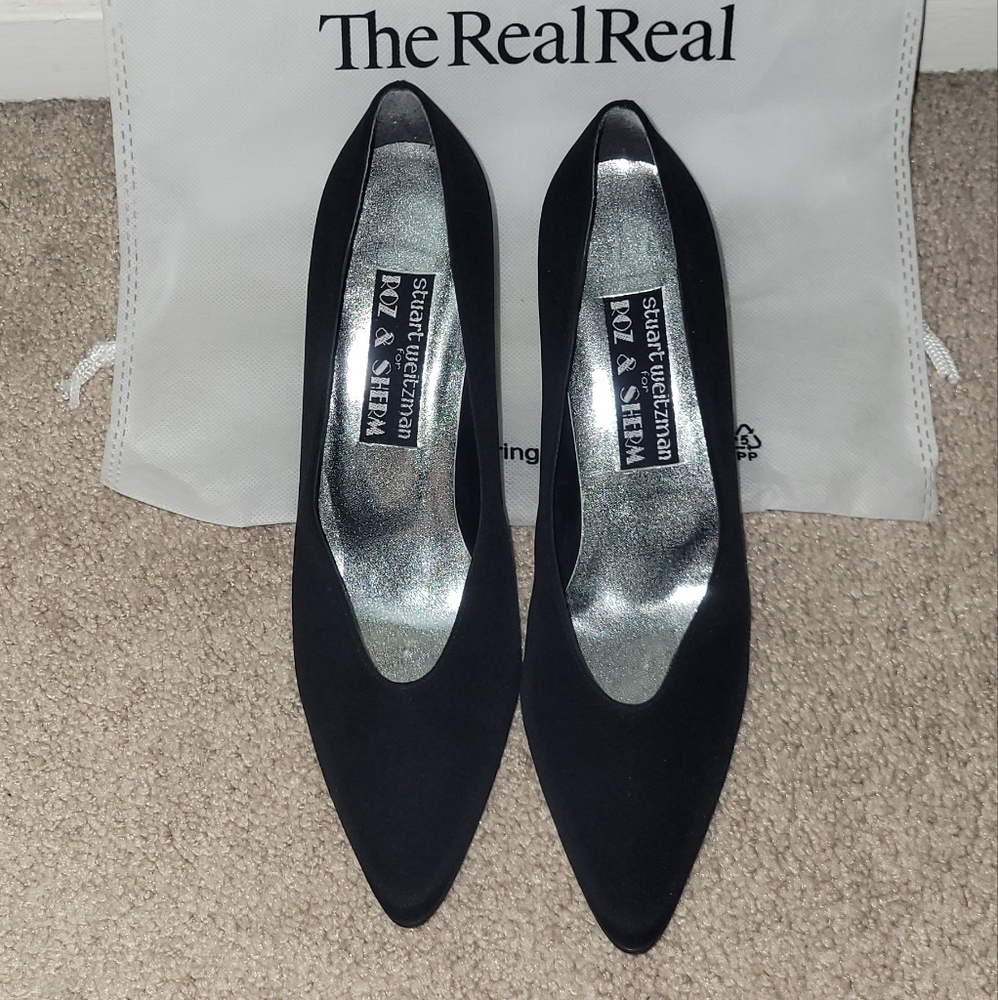 Stuart Weitzman Canvas Pumps